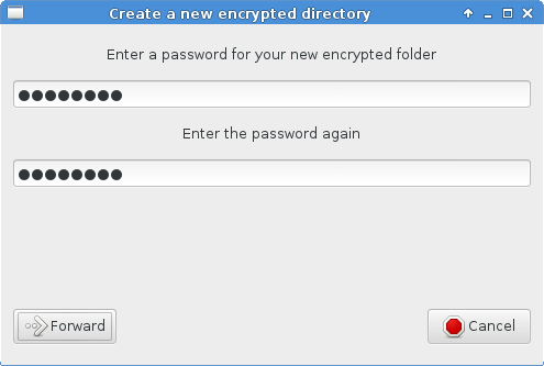 Установить пароль на директорию в Linux