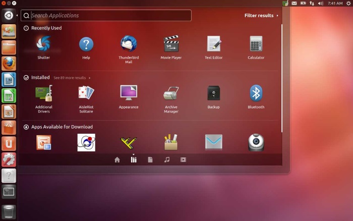 Установленные приложения в Ubuntu