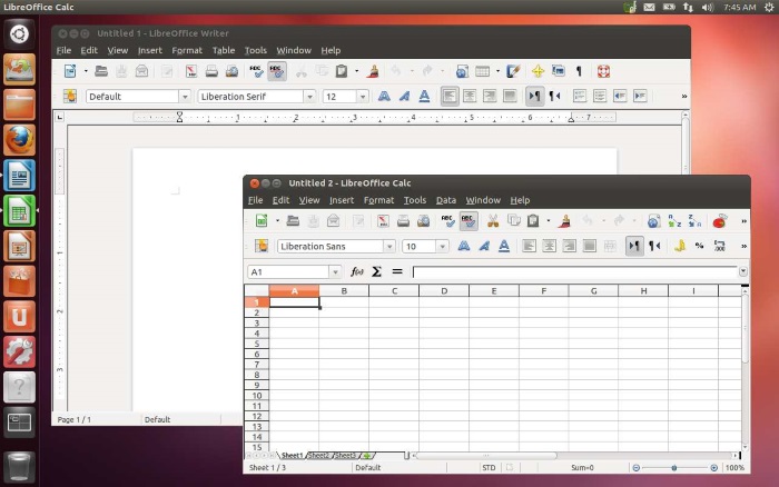 LibreOffice Calc в Ubuntu