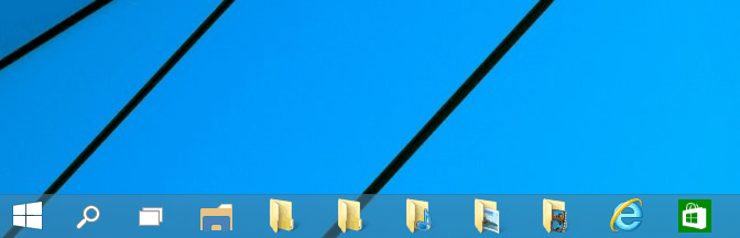 Закрепляем папки на панели задач в Windows 10
