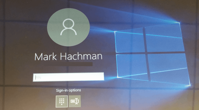 Экран приветствия в Windows 10 - Windows Hello