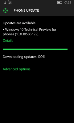 Процедура обновления до Windows 10 Mobile