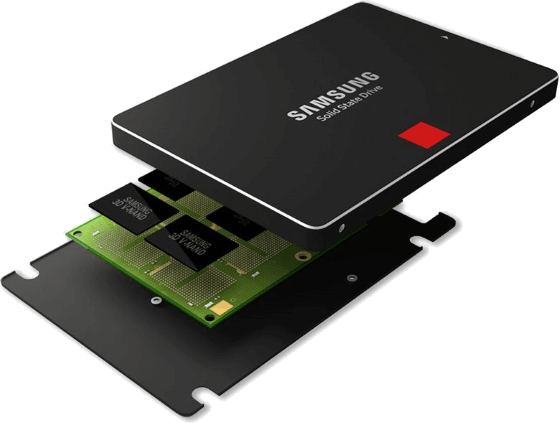 SSD накопитель Samsung с NAND памятью