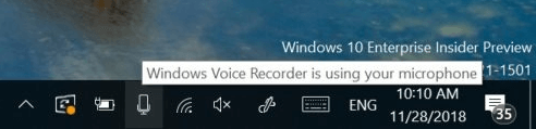 Использование микрофона сторонними приложениями в Windows 10