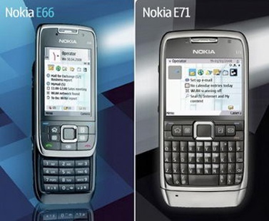Nokia E66 и Nokia E71