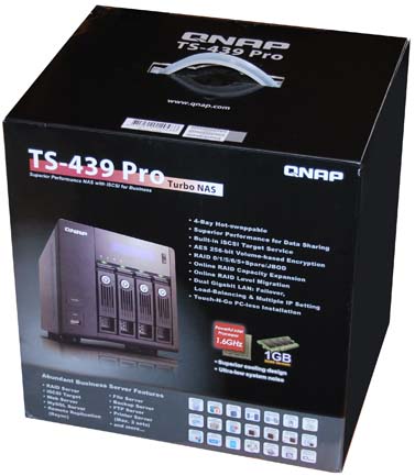 QNAP TS-439 Pro в коробке