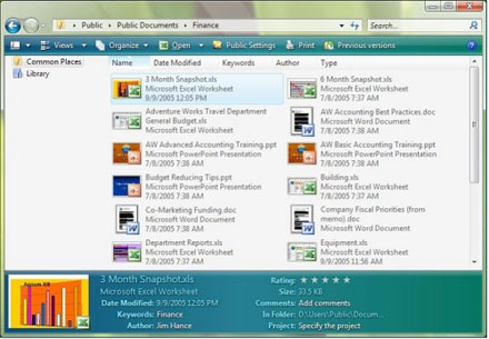 Скриншоты Windows Vista